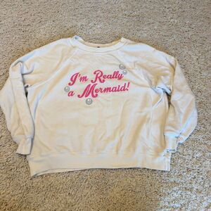Wildfox Women's White and Cream Sweatshirt